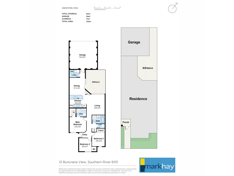12 Buncrana View, Southern River WA 6110 Floorplan