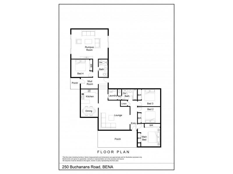 250 Buchanans Road, Bena VIC 3946 Floorplan