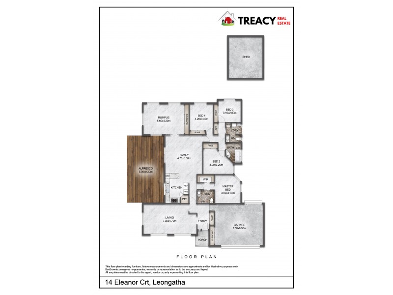 14 Eleanor Court, Leongatha VIC 3953 Floorplan