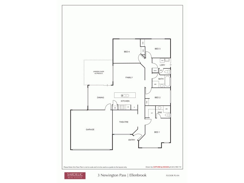 3 Newington Pass, Ellenbrook WA 6069 Floorplan