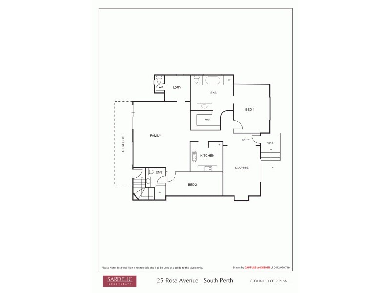 25 Rose Ave, South Perth WA 6151 Floorplan