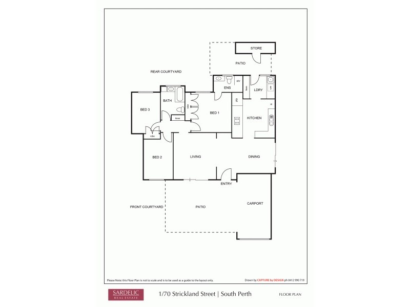 1/70 Strickland Street, South Perth WA 6151 Floorplan