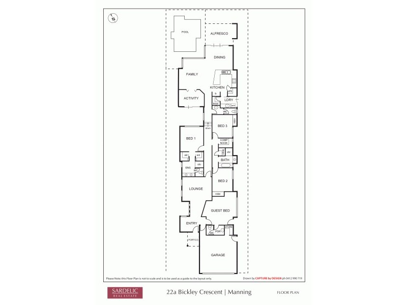 22A Bickley Crescent, Manning WA 6152 Floorplan