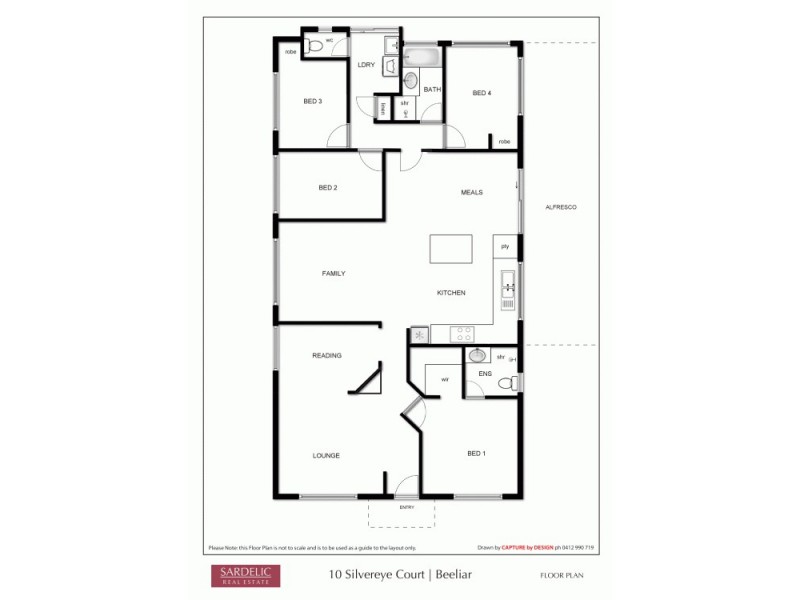 10 Silvereye Court, Beeliar WA 6164 Floorplan