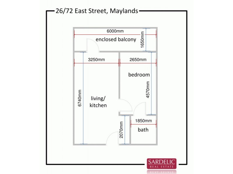 26/72 East Street, Maylands WA 6051 Floorplan