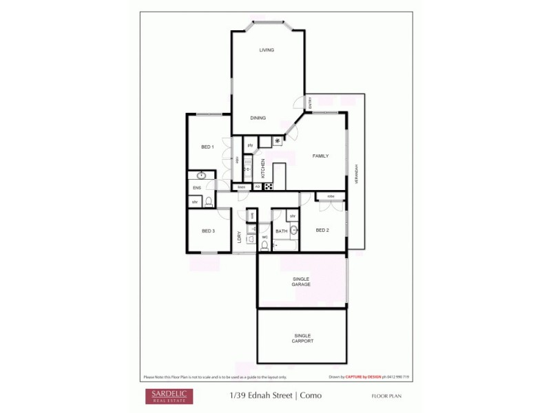 1/39 Ednah Street, Como WA 6152 Floorplan