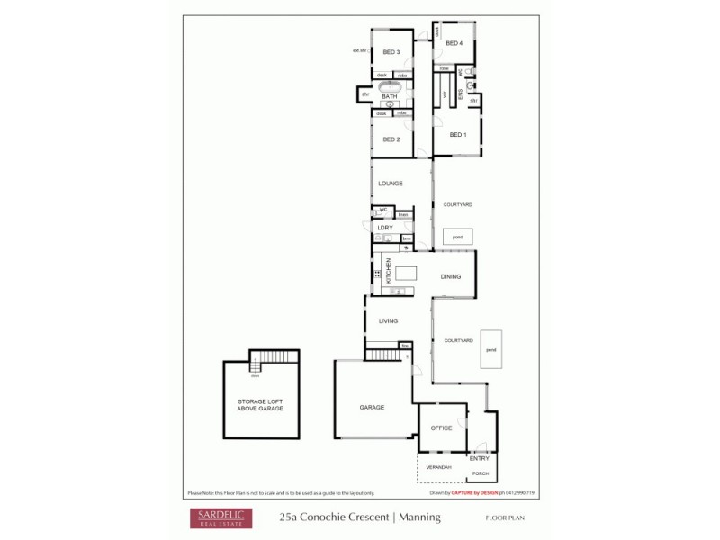 25a Conochie Crescent, Manning WA 6152 Floorplan