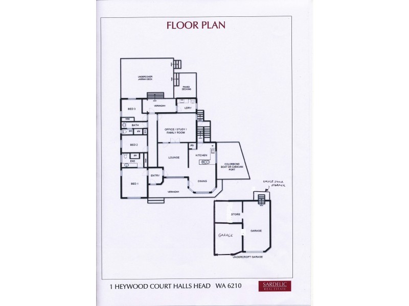 1 Heywood Court, Halls Head WA 6210 Floorplan