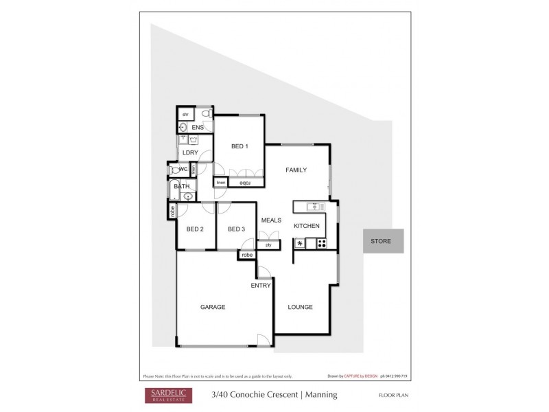 3/40 Conochie Crescent, Manning WA 6152 Floorplan