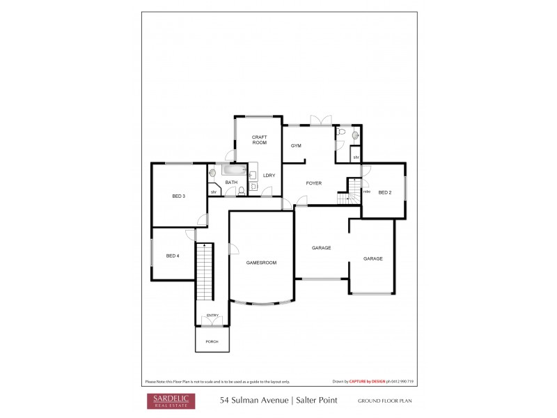 54 Sulman Avenue, Salter Point WA 6152 Floorplan