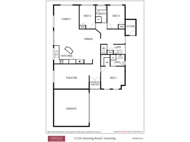 Rear 1/134 Manning Road, Manning WA 6152 Floorplan