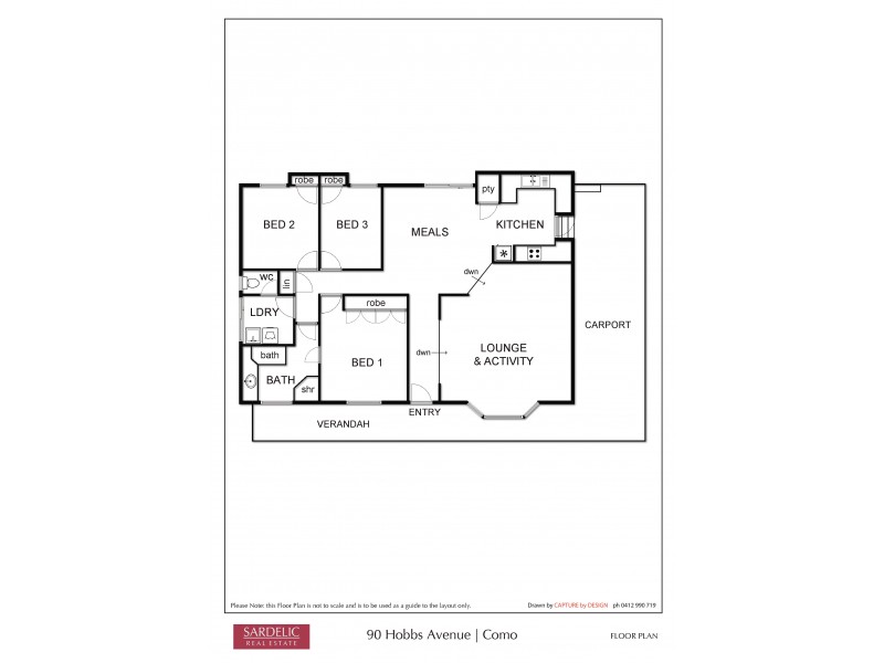 90B Hobbs Avenue, Como WA 6152 Floorplan