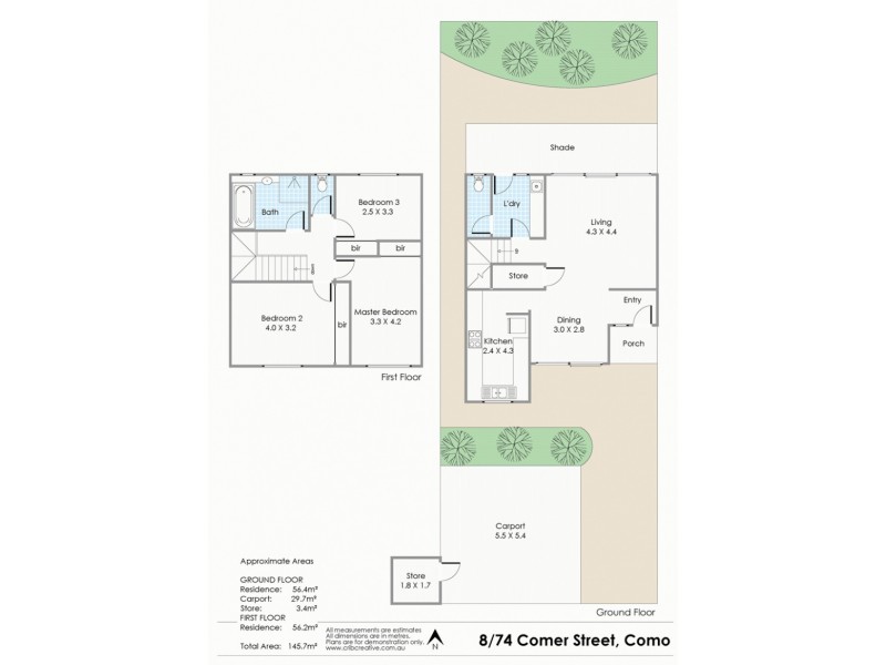 8/74 Comer Street, Como WA 6152 Floorplan