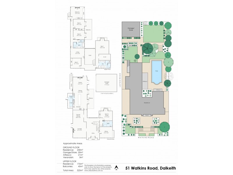 51 Watkins Road, Dalkeith WA 6009 Floorplan
