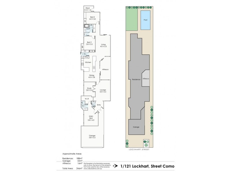 121A Lockhart Street, Como WA 6152 Floorplan