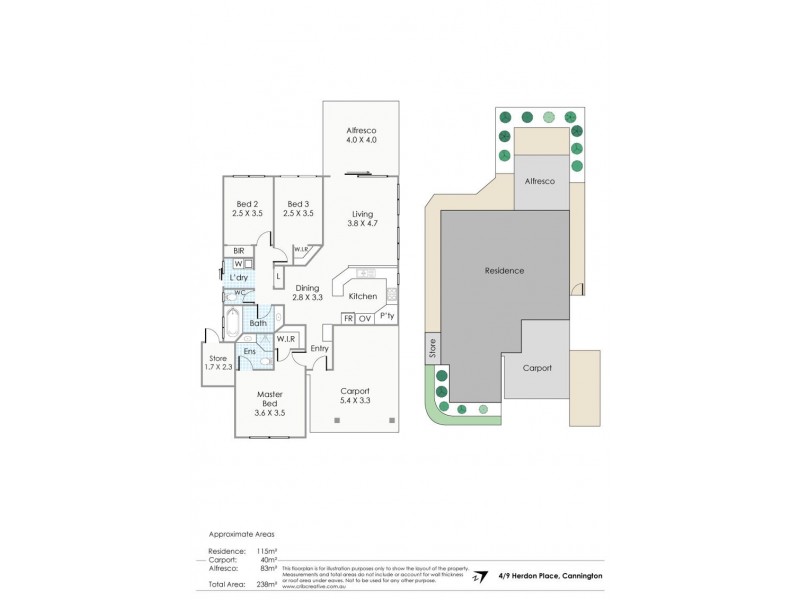 4/9 Herndon Close, Cannington WA 6107 Floorplan