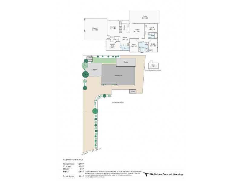 24a Bickley Crescent, Manning WA 6152 Floorplan