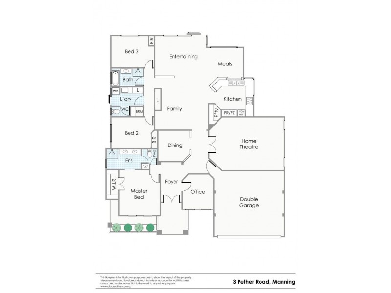 3 Pether Road, Manning WA 6152 Floorplan