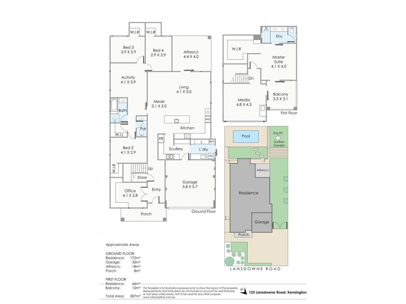 123 Lansdowne Road, Kensington WA 6151 Floorplan