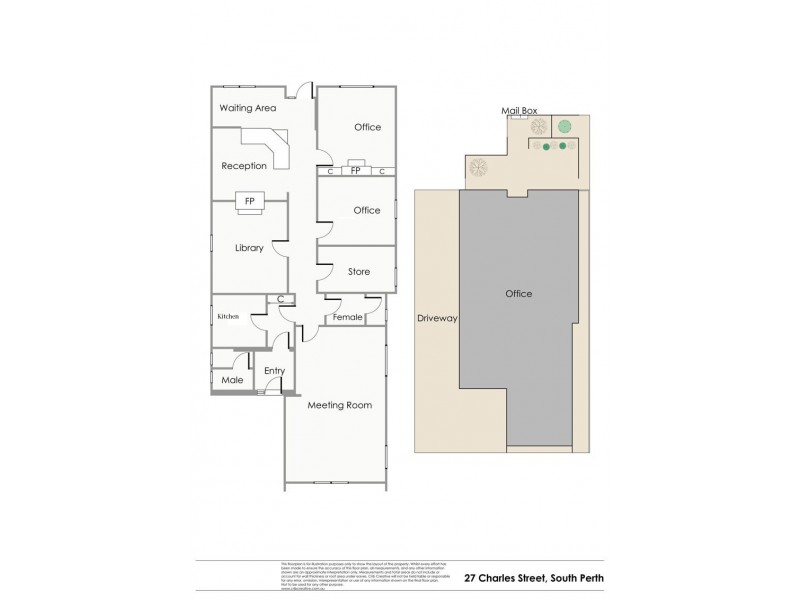 27 Charles Street, South Perth WA 6151 Floorplan