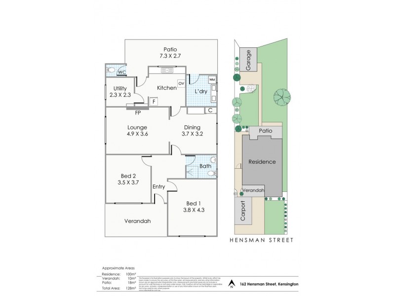 162 Hensman Street, Kensington WA 6151 Floorplan