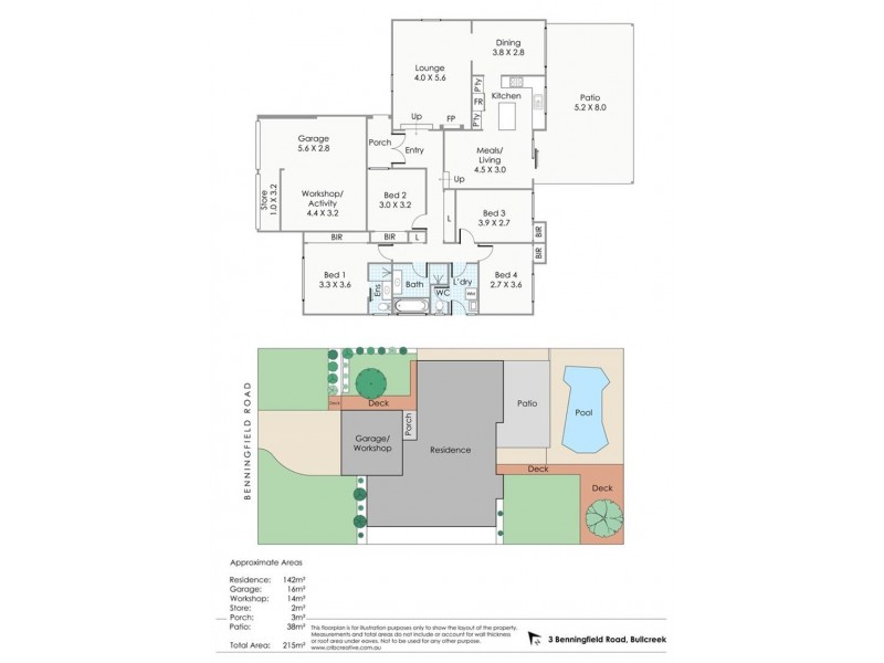 3 Benningfield Road, Bull Creek WA 6149 Floorplan