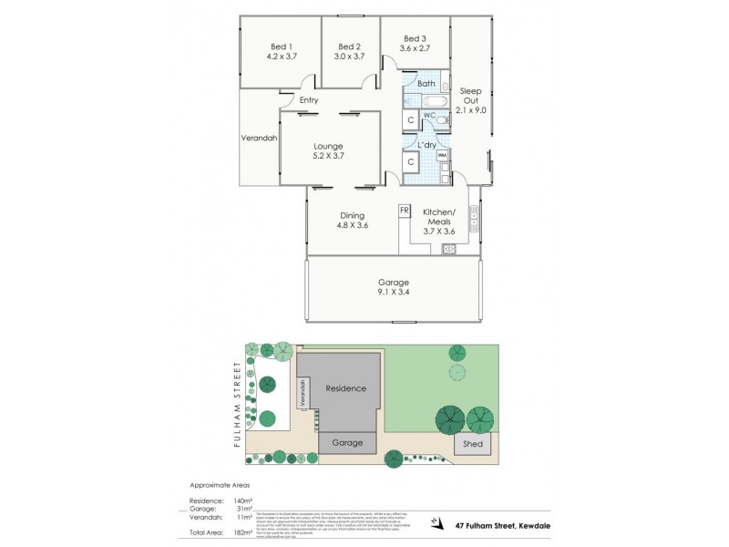 47 Fulham Street, Kewdale WA 6105 Floorplan
