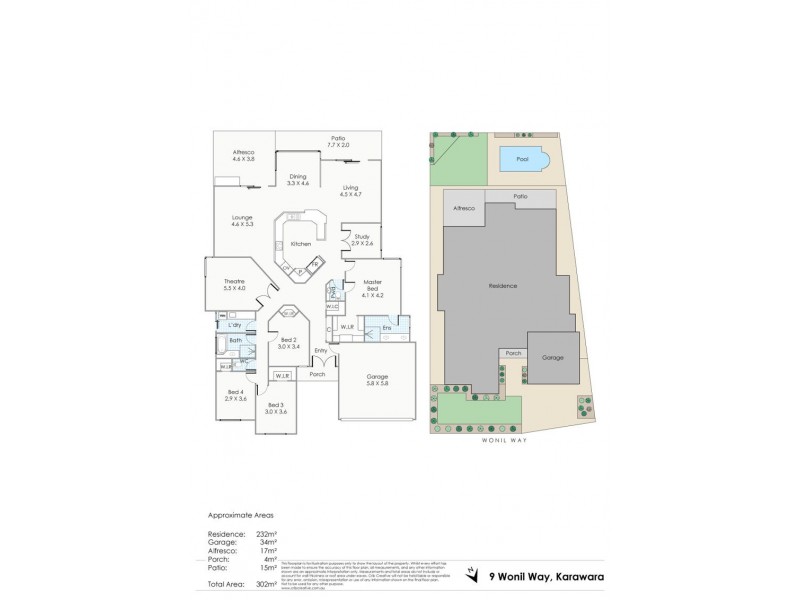 9 Wonil Way, Karawara WA 6152 Floorplan