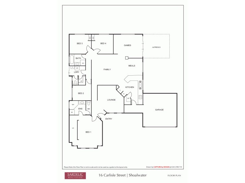 16a Carlisle Street, Shoalwater WA 6169 Floorplan