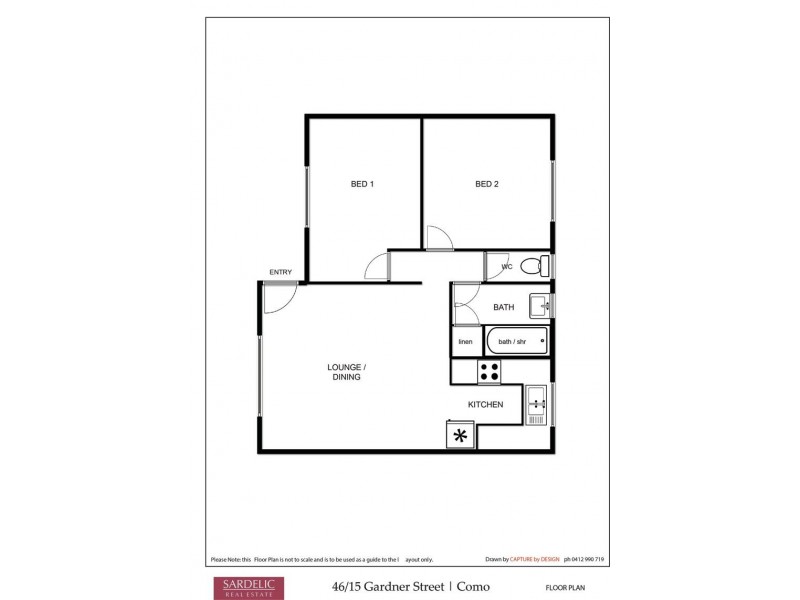 46/15 Gardner Street, Como WA 6152 Floorplan