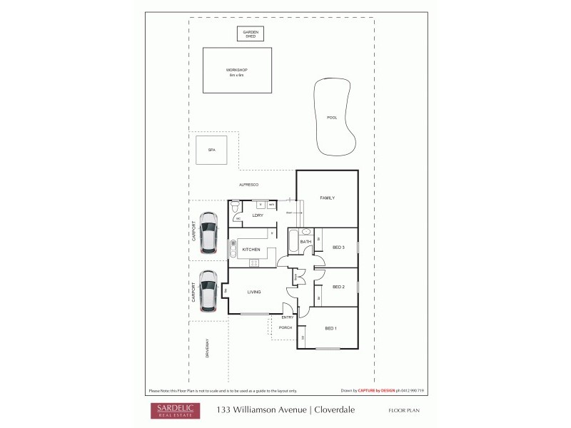 133 Williamson Ave, Cloverdale WA 6105 Floorplan