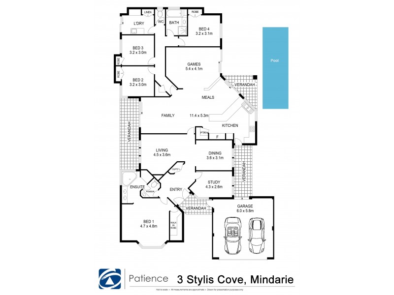 3 Stylis Cove, Mindarie WA 6030 Floorplan