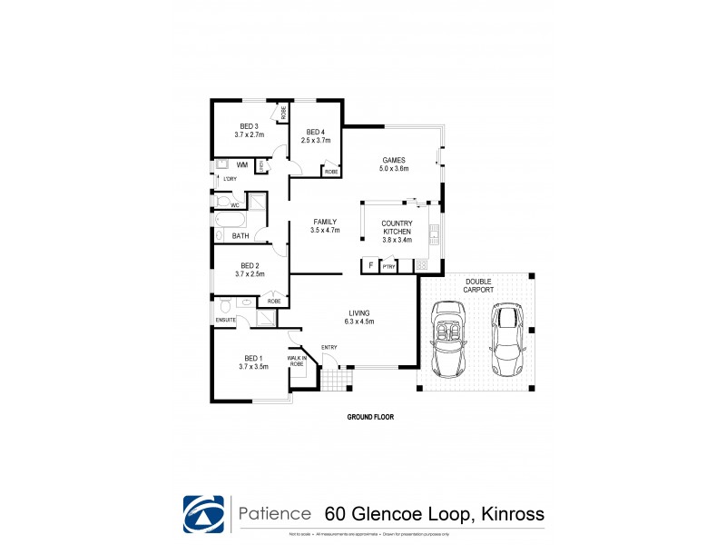 60 Glencoe Loop, Kinross WA 6028 Floorplan