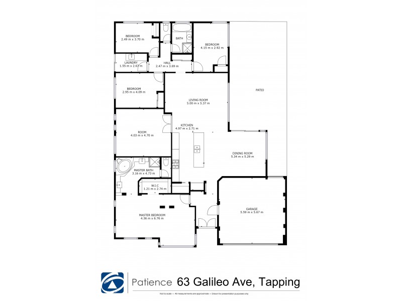 63 Galileo Avenue, Tapping WA 6065 Floorplan