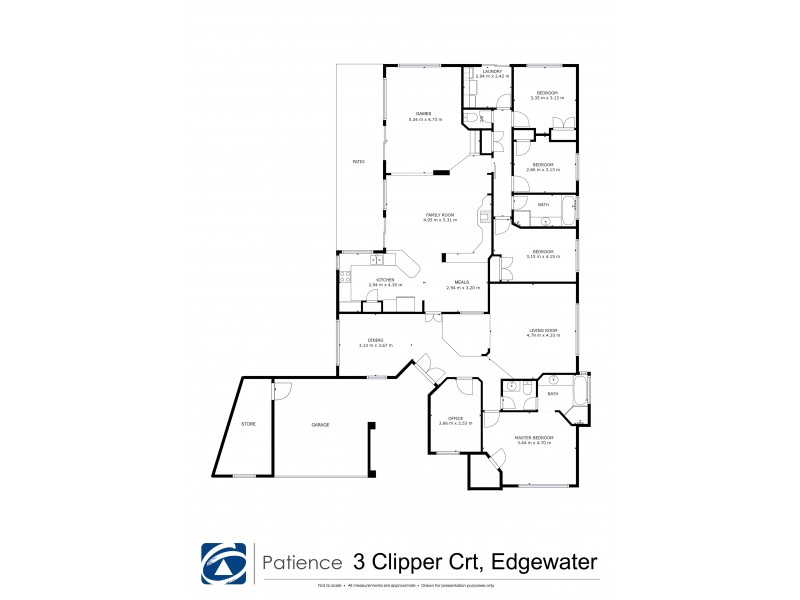 3 Clipper Court, Edgewater WA 6027 Floorplan