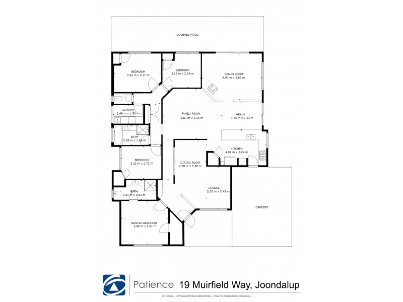 19 Muirfield Way, Joondalup WA 6027 Floorplan