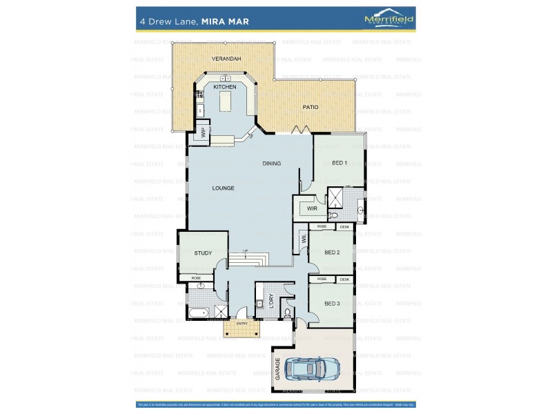 4 Drew Lane, Mira Mar WA 6330 Floorplan