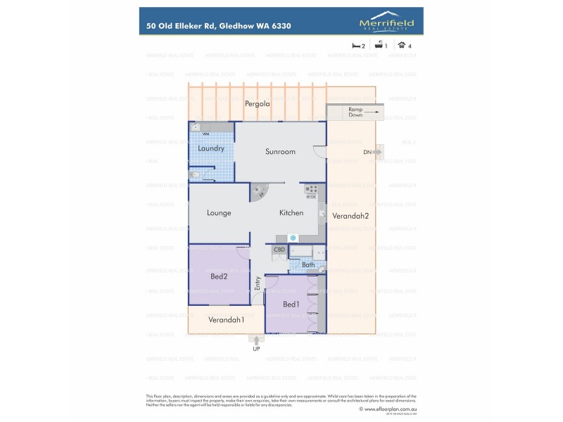 50 Old Elleker Road, Gledhow WA 6330 Floorplan