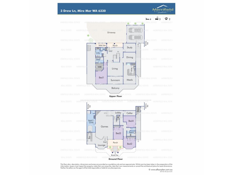 3 Drew Lane, Mira Mar WA 6330 Floorplan