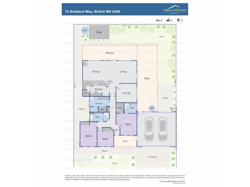 16 Goddard Way, Mckail WA 6330 Floorplan