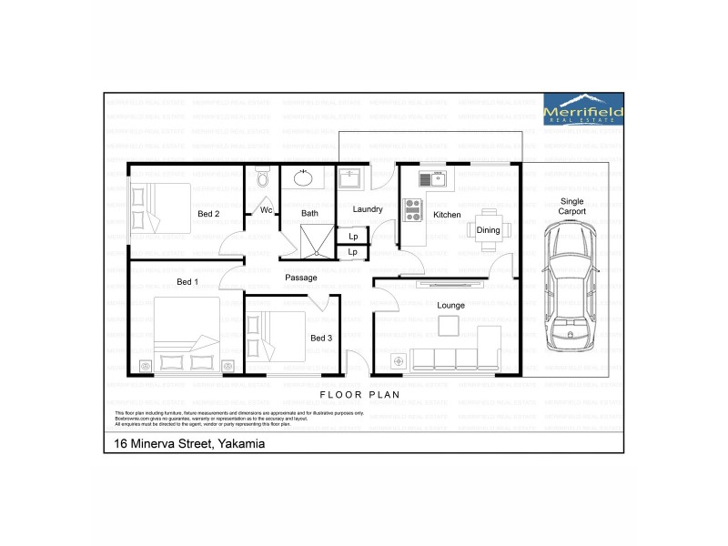 16 Minerva Street, Yakamia WA 6330 Floorplan