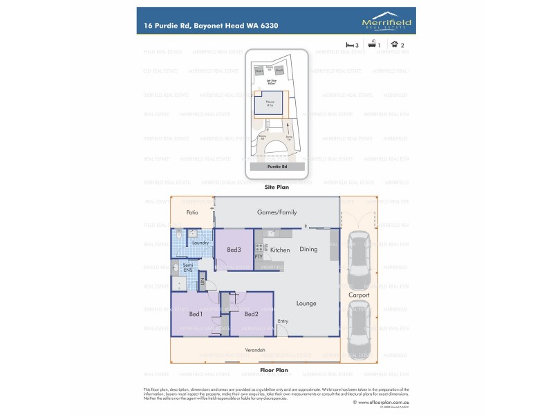 16 Purdie Road, Bayonet Head WA 6330 Floorplan