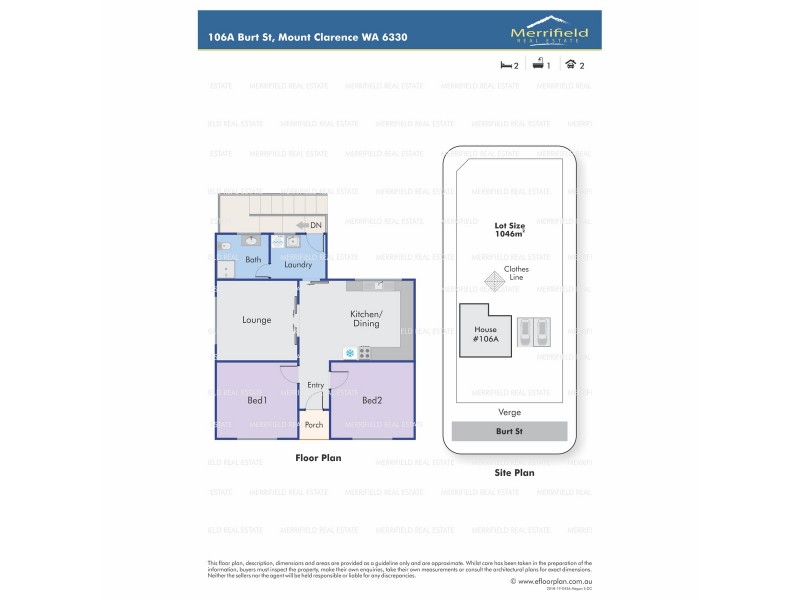 106A Burt Street, Mount Clarence WA 6330 Floorplan
