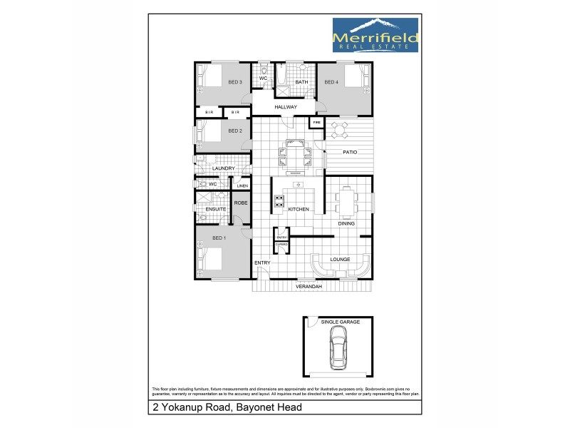 2 Yokanup Road, Bayonet Head WA 6330 Floorplan
