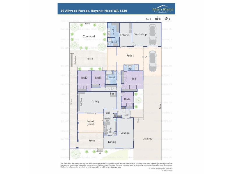 39 Allwood Parade, Bayonet Head WA 6330 Floorplan