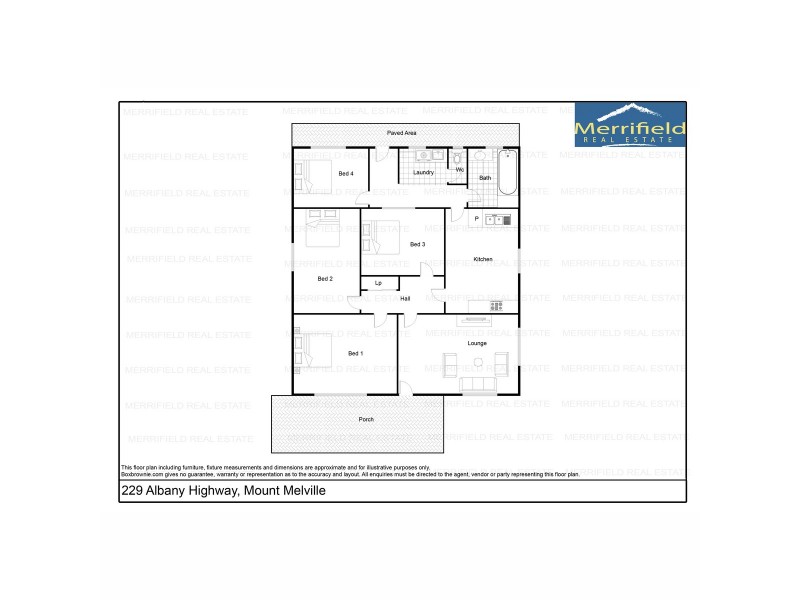229 Albany Highway, Mount Melville WA 6330 Floorplan