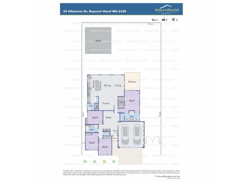 24 Albatross Drive, Bayonet Head WA 6330 Floorplan