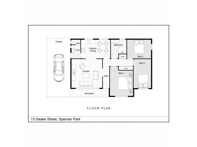 13 Geake Street, Spencer Park WA 6330 Floorplan
