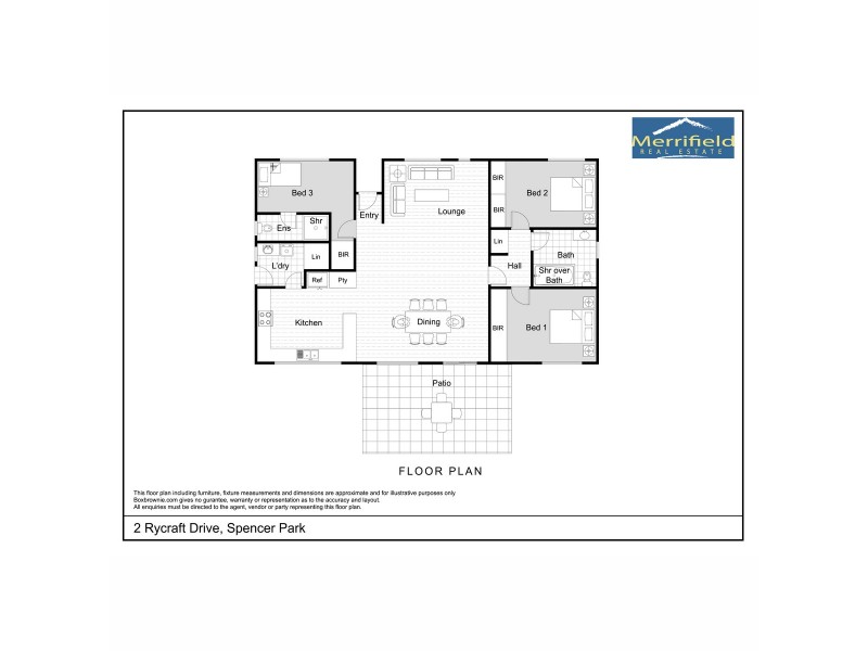 2 Rycraft Drive, Spencer Park WA 6330 Floorplan