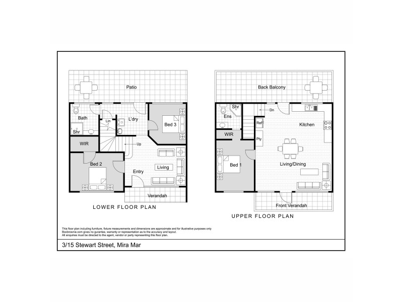 3/15 Stewart Street, Mira Mar WA 6330 Floorplan